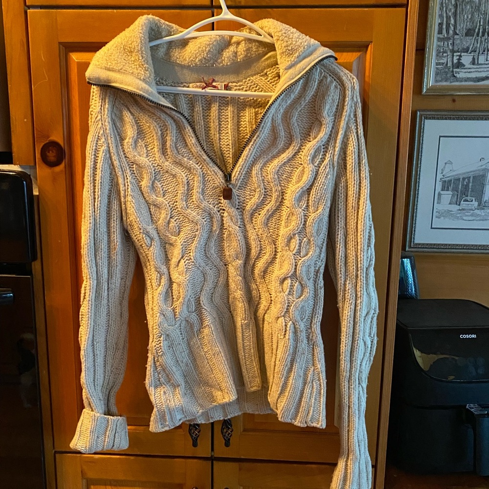 Warm knitted sweater